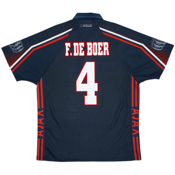 1997-98 Ajax Away Shirt F.De Boer #4 - 10/10 - (L)