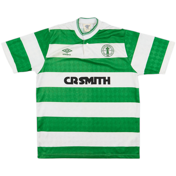1987-89 Celtic Centenary Home Shirt - 8/10 - (S)