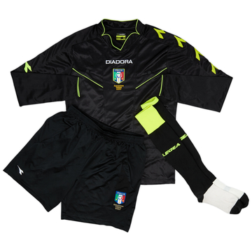 2013-14 Italy Diadora Referee Full Kit - 9/10 - (S)