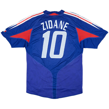 2004-06 France Home Shirt Zidane #10 - 4/10 - (L)
