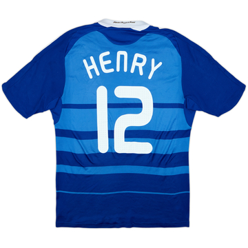 2008-09 France Home Shirt Henry #12 - 5/10 - (L)