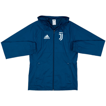 2017-18 Juventus adidas Hooded Rain Jacket - 10/10 - (XS)