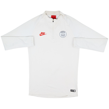 2019-20 Paris Saint-Germain Nike 1/4 Zip Drill Top - 5/10 - (S)