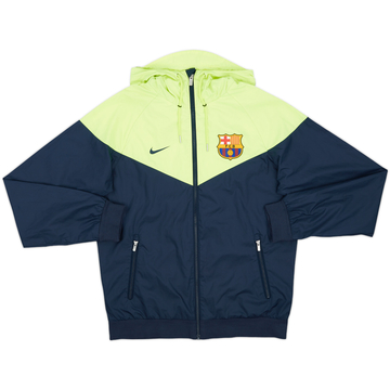 2018-19 Barcelona Nike Hooded Track Jacket - 9/10 - (S)