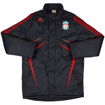 2009-10 Liverpool adidas Padded Bench Coat - 10/10 - (M/L)