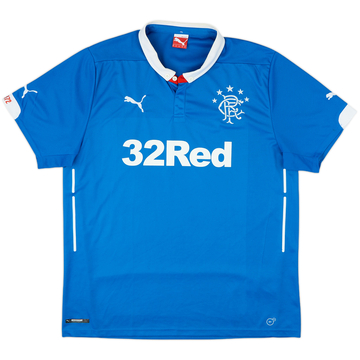 2014-15 Rangers Home Shirt - 8/10 - (XL)