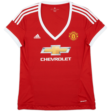 2015-16 Manchester United Home Shirt - 8/10 - (Women's L)