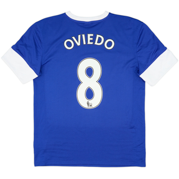 2012-13 Everton Home Shirt Oviedo #8 - 10/10 - (M)