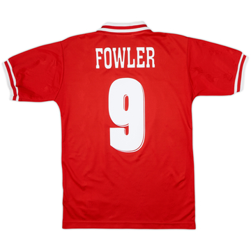 1996-98 Liverpool Home Shirt Fowler #9 - 8/10 - (Y)