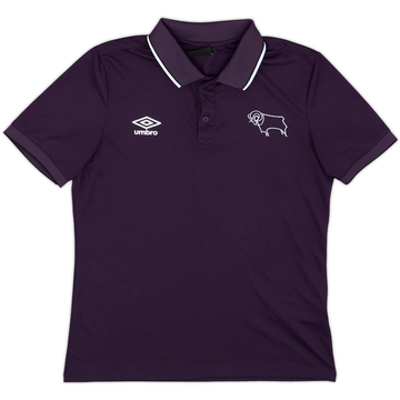 2018-19 Derby County Umbro Polo Shirt - 8/10 - (M)