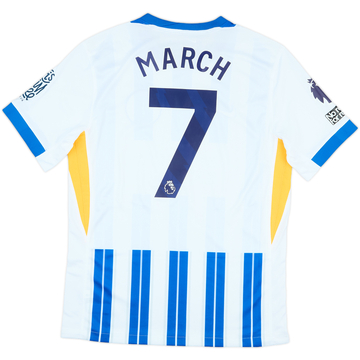 2024-25 Brighton Match Issue Home Shirt March #7