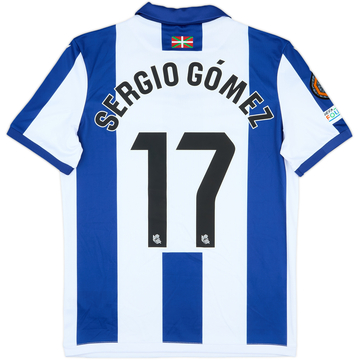 2024-25 Real Sociedad Match Issue Home Shirt Sergio Gómez #17