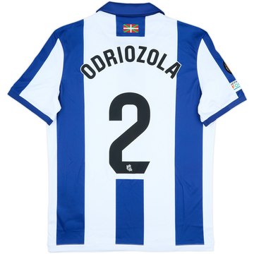 2024-25 Real Sociedad Match Issue Home Shirt Odriozola #2