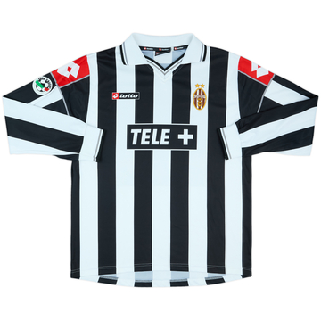 2000-01 Juventus Match Issue Home L/S Shirt #14