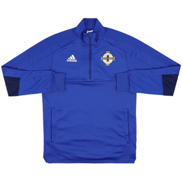 2017-18 Northern Ireland adidas 1/4 Zip Training Top - 8/10 - (M)