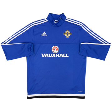 2015-16 Northern Ireland adidas 1/4 Zip Drill Top - 7/10 - (L)