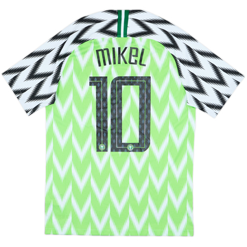 2018-19 Nigeria Home Shirt Mikel #10 - 9/10 - (S)