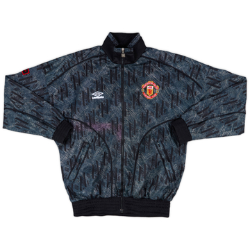 1992-93 Manchester United Umbro Track Jacket - 5/10 - (XS)