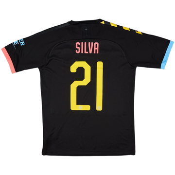 2019-20 Manchester City Away Shirt Silva #21 (S)