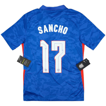 2020-21 England Away Shirt Sancho #17 (S)