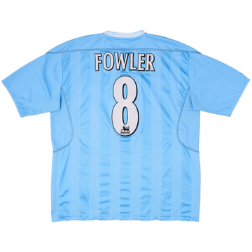 2003-04 Manchester City Home Shirt Fowler #8 - 6/10 - (XL)