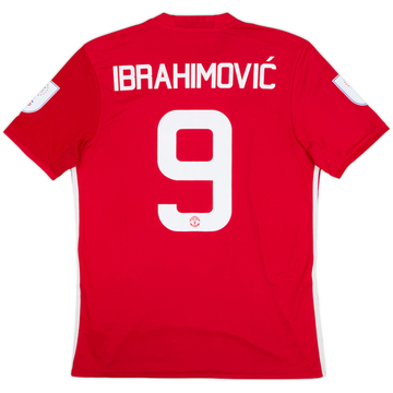 2016-17 Manchester United Home Shirt Ibrahimovic #9 - 5/10 - (M)