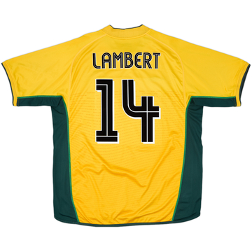 2002-03 Celtic Away Shirt Lambert #14 - 6/10 - (XL)