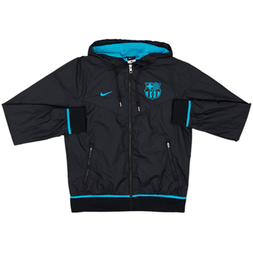 2015-16 Barcelona Nike Hooded Track Jacket - 6/10 - (S)