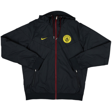2016-17 Manchester City Nike Hooded Track Jacket - 8/10 - (M)