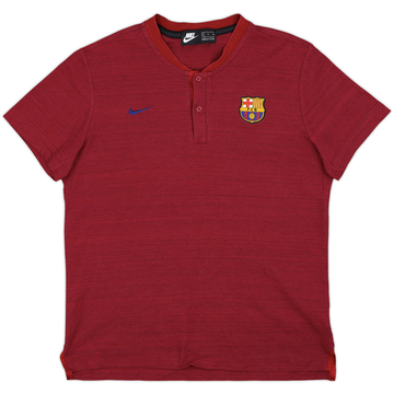 2018-19 Barcelona Nike Polo Shirt - 9/10 - (XL)