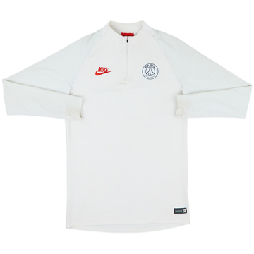 2019-20 Paris Saint-Germain Nike 1/4 Zip Drill Top - 6/10 - (S)