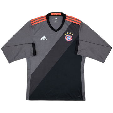 2016-17 Bayern Munich Player Issue Away L/S Shirt - 8/10 - (L)