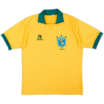1990 Brazil Home Shirt - 5/10 - (L)