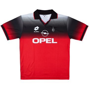 1995-96 AC Milan Lotto Training Shirt - 8/10 - (XL)