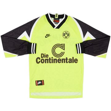 1995-96 Borussia Dortmund Home L/S Shirt - 9/10 - (XS)