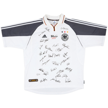 2000-02 Germany 'Squad Signed' Home Shirt - 7/10 - (XL)