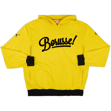 2015-16 Borussia Dortmund Puma Hooded Sweat Top - 7/10 - (L)