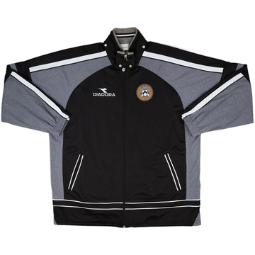 2000-01 Udinese Diadora Hooded Track Jacket - 8/10 - (L)