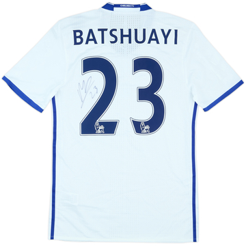 2016-17 Chelsea Player Issue Signed Third Shirt Batshuayi #23