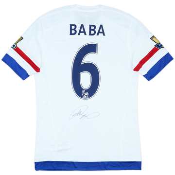 2015-16 Chelsea Player Issue Signed Away Shirt Baba #6 (M)