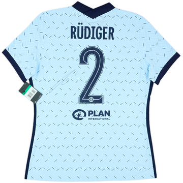 2020-21 Chelsea Player Issue Signed Away Shirt Rudiger #2