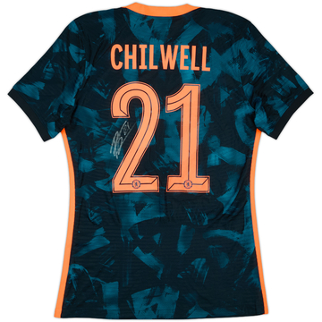 2021-22 Chelsea Player Issue Signed Third Shirt Chilwell #21