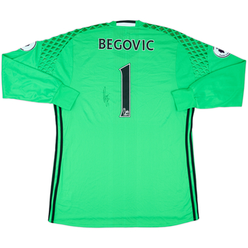 2016-17 Chelsea Match Issue Signed GK Shirt Begovic
