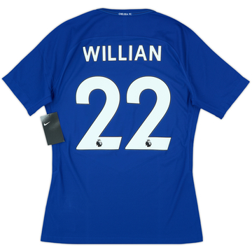 2017-18 Chelsea Player Issue Home Shirt Willian #22 (M)