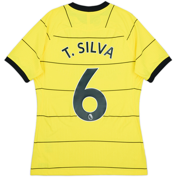 2021-22 Chelsea Authentic Away Shirt T.Silva #6 - 10/10 - (M)