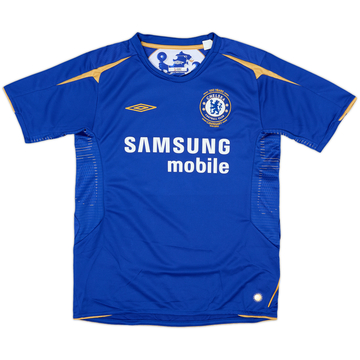2005-06 Chelsea Centenary Home Shirt - 9/10 - (M.Boys)