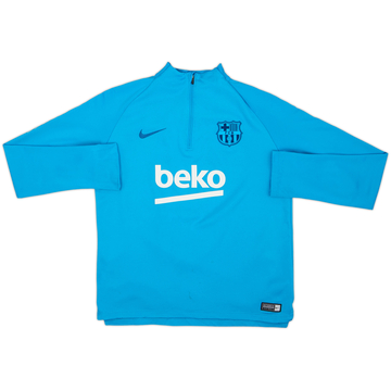 2019-20 Barcelona Nike 1/4 Zip Drill Top - 8/10 - (L.Boys)