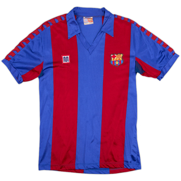 1984-89 Barcelona Home Shirt - 8/10 - (S)