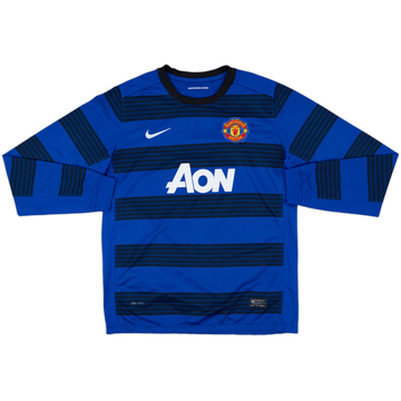 2011-13 Manchester United Away L/S Shirt - 7/10 - (XL.Boys)