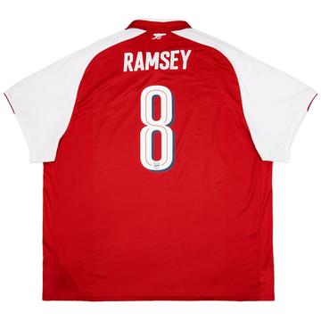 2017-18 Arsenal Home Shirt Ramsey #8 - 7/10 - (4XL)